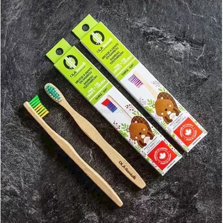 Small Soft Bamboo Toothbrush~Child Size ~ One Brush ~ Color Varies